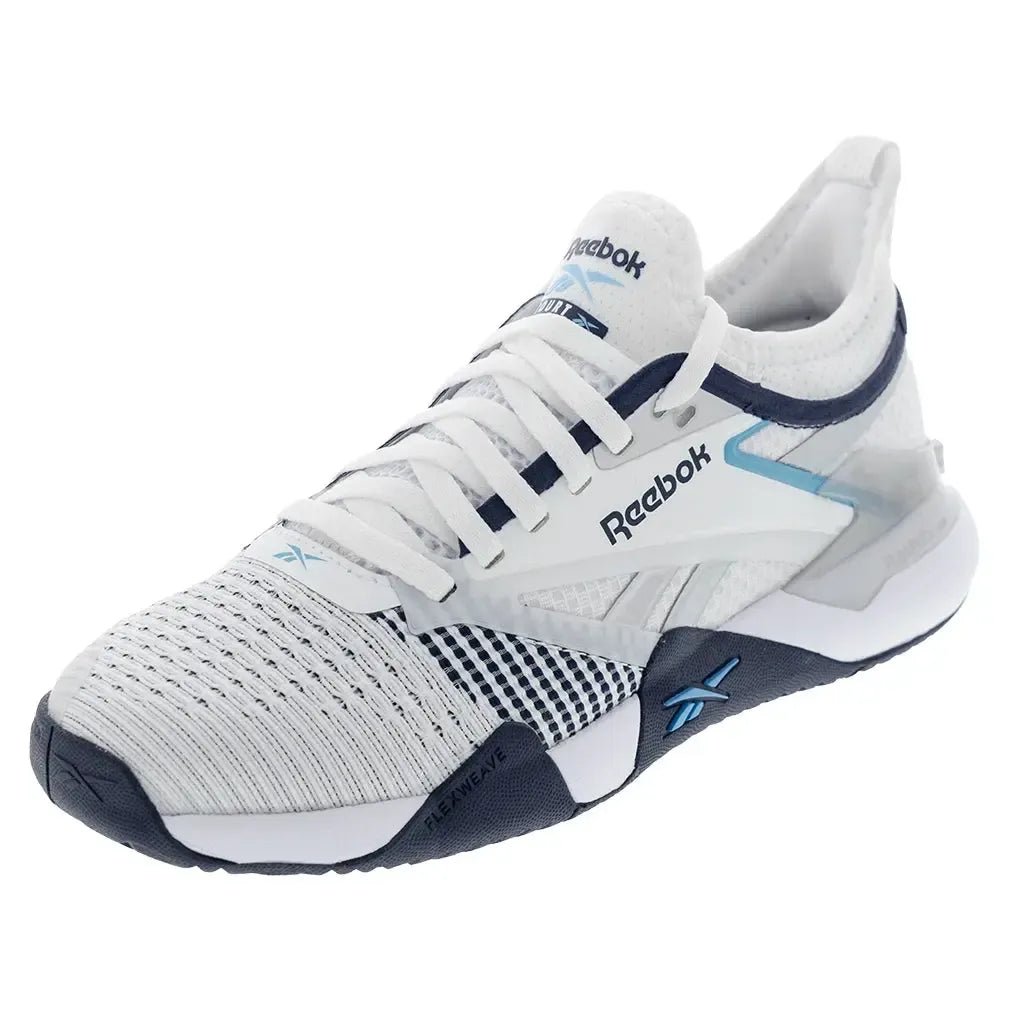 Women's Nano Court Training Shoes White and Vector Navy-Footwear-Reebok-100225419-U25copy-Tennis Express