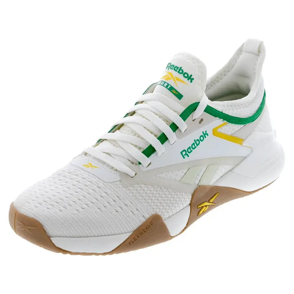 Women's Nano Court Training Shoes Chalk and Alabaster-Footwear-Reebok-100225420-F2501copy-Tennis Express
