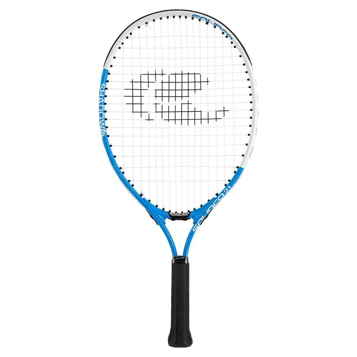 Shadow 21 Inch Aluminum Junior Racquet White and Blue-Racquets-Solinco-100804-DEFAULT-L-Tennis Express