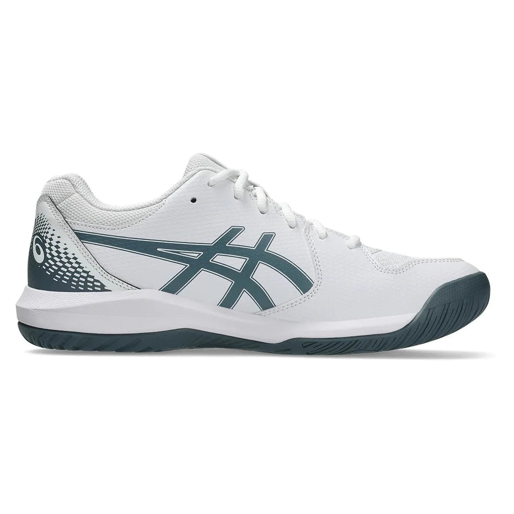 Men's GEL-Dedicate 8 Tennis Shoes White and Ironclad