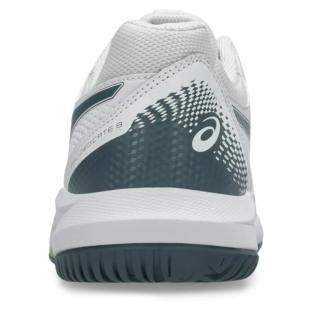 Men's GEL-Dedicate 8 Tennis Shoes White and Ironclad