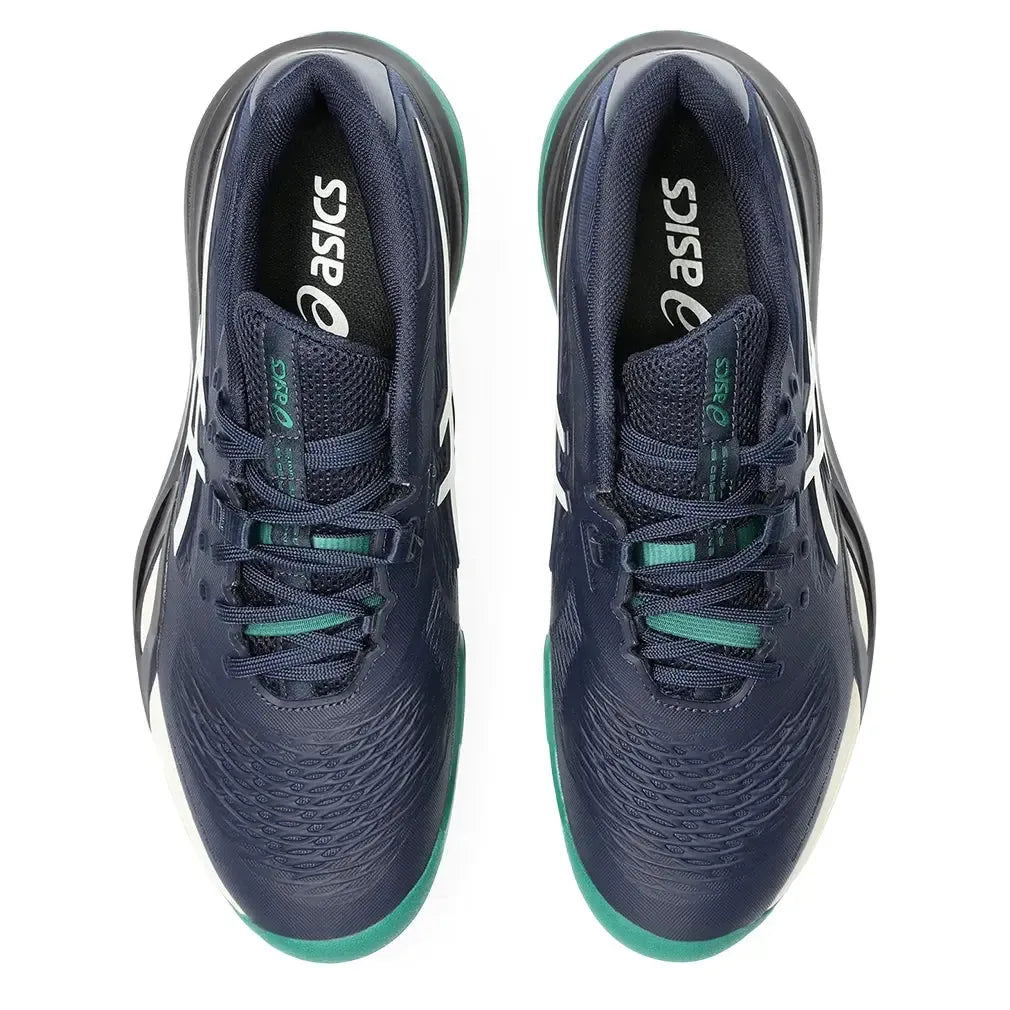 Men's GEL-Resolution X Clay Tennis Shoes Midnight and Cream
