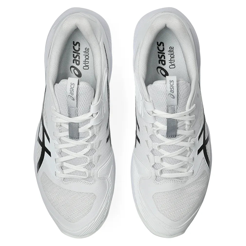 Men's Solution Speed FF 4 Clay Tennis Shoes White and Black