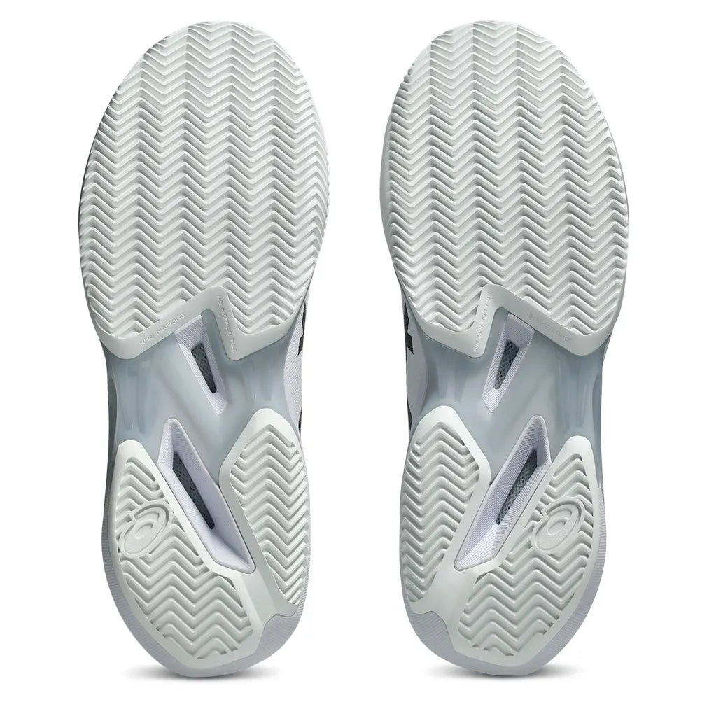 Men's Solution Speed FF 4 Clay Tennis Shoes White and Black