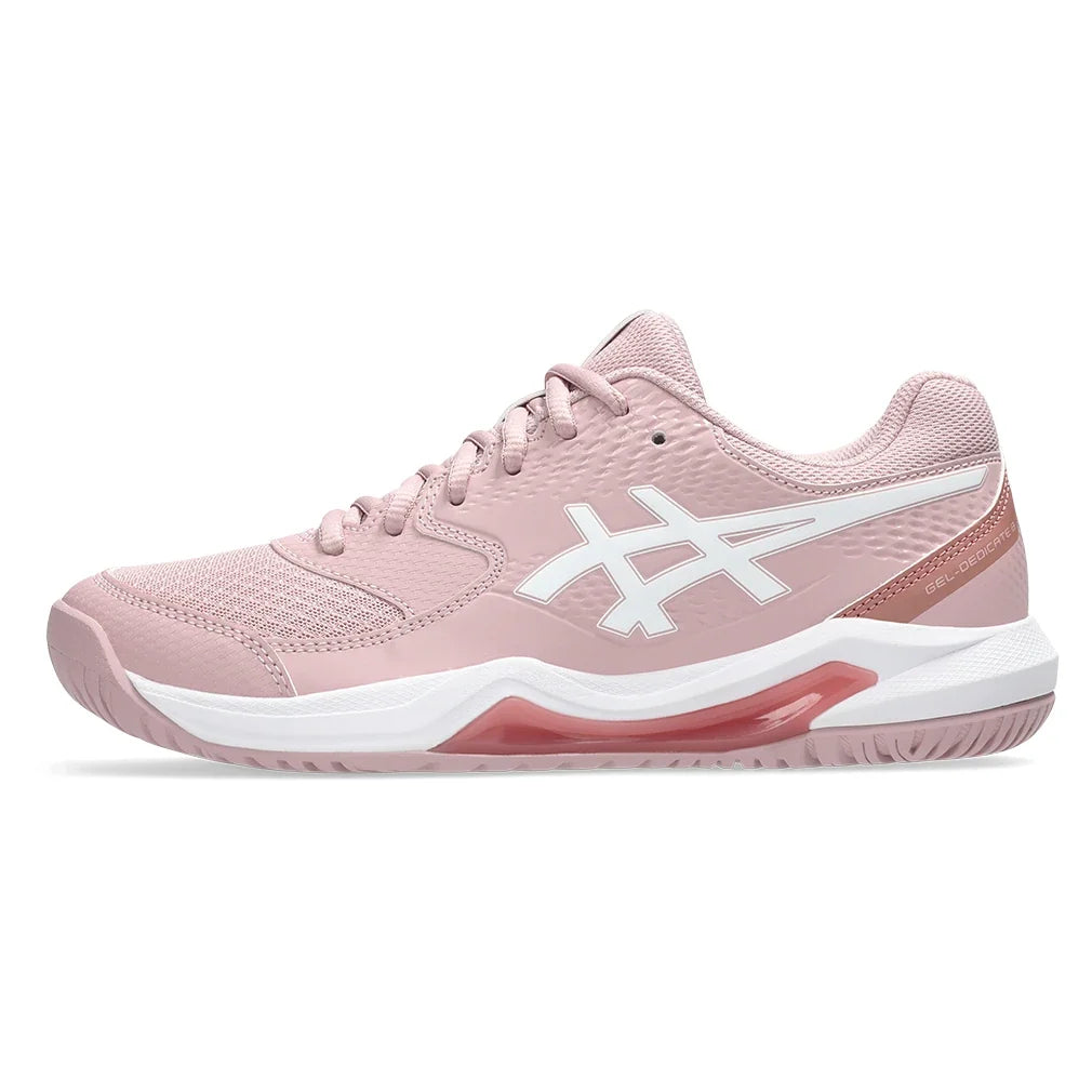 Women's GEL-Dedicate 8 D Width Tennis Shoes Morganite and White