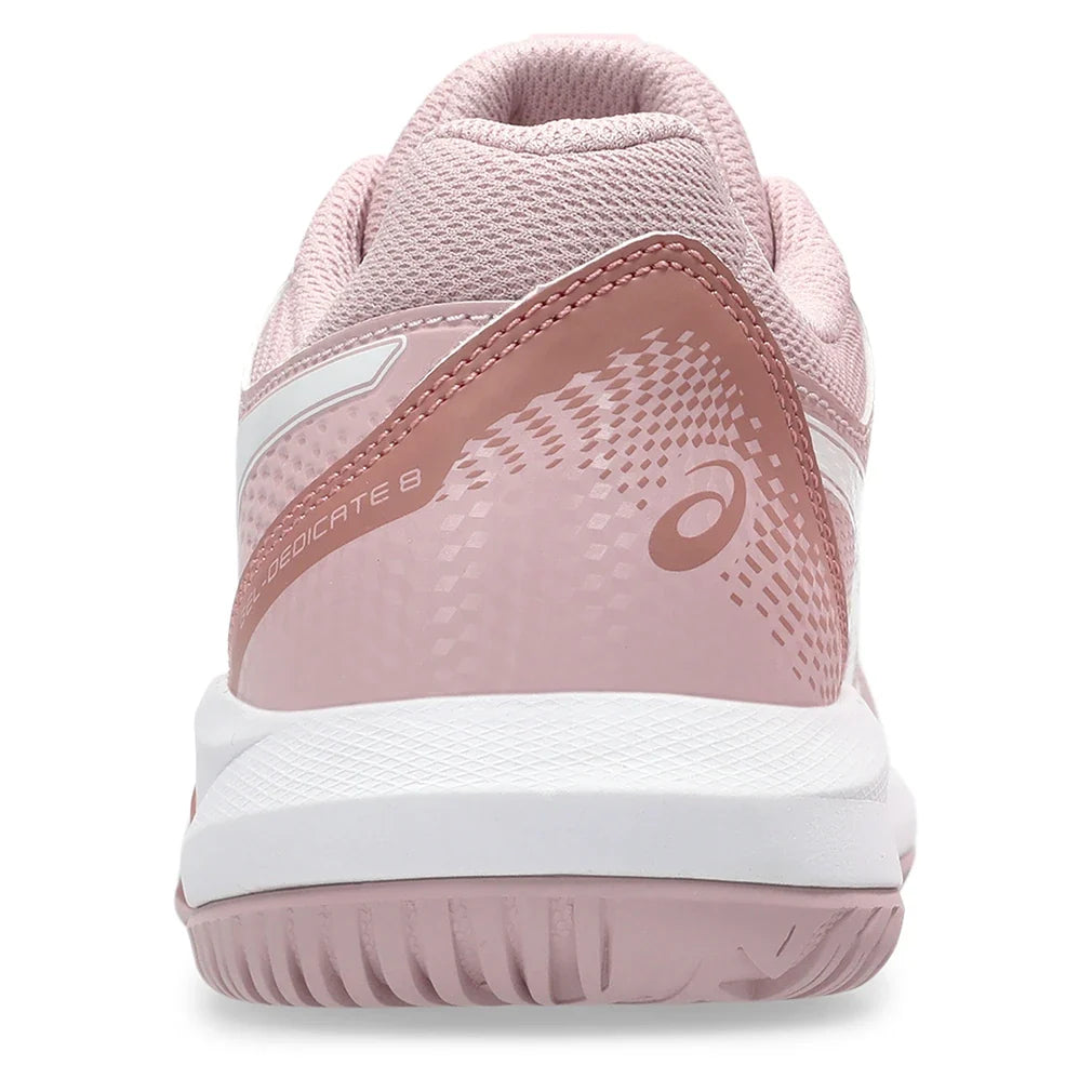 Women's GEL-Dedicate 8 D Width Tennis Shoes Morganite and White