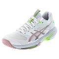 Women's Solution Speed FF 4 Tennis Shoes White and Morganite-Footwear-Asics-5-WHITE/MORGANITE, [current_file_name-Tennis Express