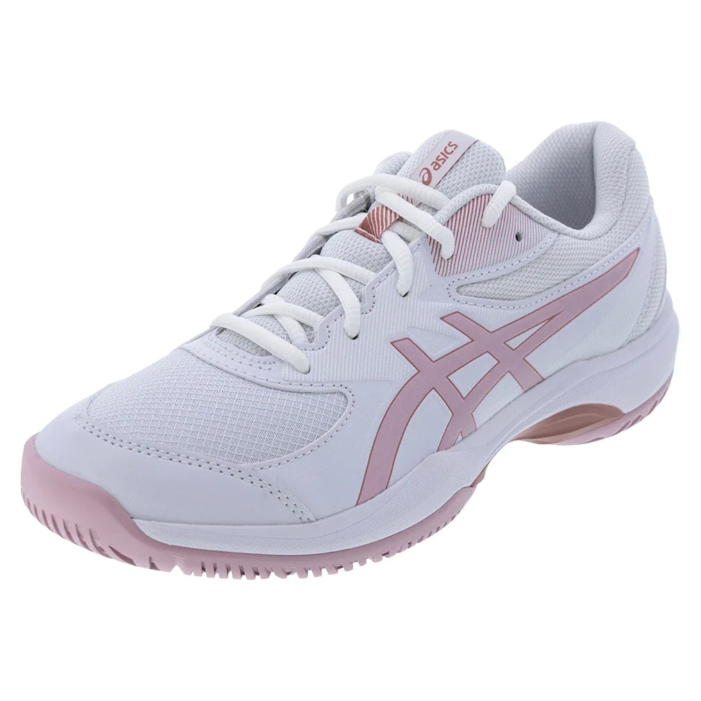 Juniors' GEL-Game GS Tennis Shoes White and Morganite-Footwear-Asics-1044A083-103S26copy-675279Tennis Express