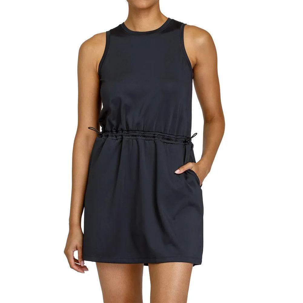Womens Camp Short Sleeve Tennis Dress Onyx-Apparel-Tail-109280-DEFAULT-L-Tennis Express