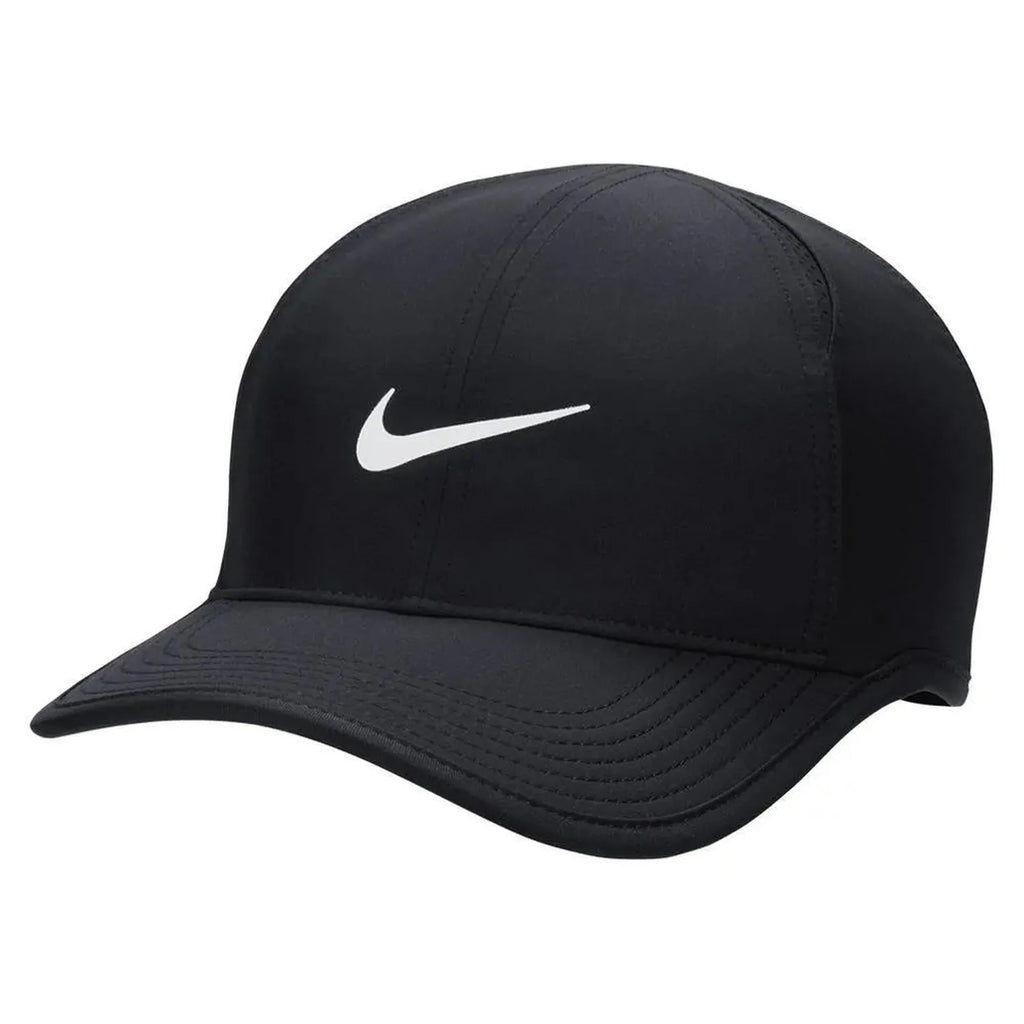 Unisex Dri-FIT Club Unstructured Featherlight Tennis Cap-Apparel-Nike-109882-010_BLACK-L-Tennis Express