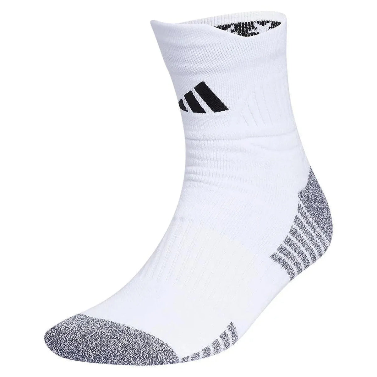 5-Star Team 2.0 High Quarter Socks White and Black-Socks-Adidas-112831-DEFAULT-L-Tennis Express