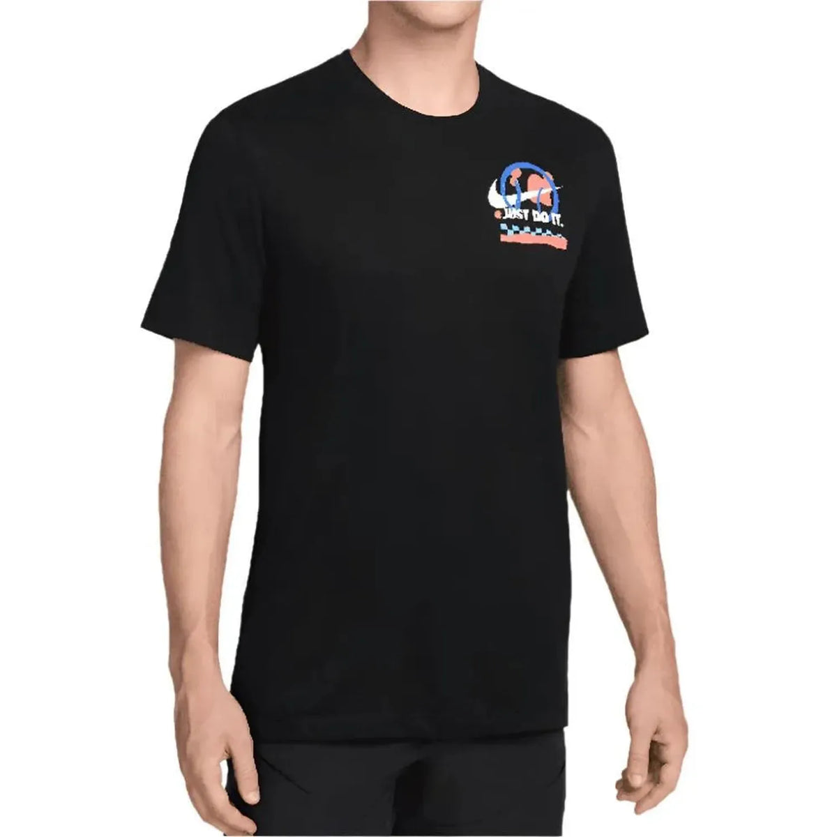 Mens Dri-Fit Tennis Tee Black-Apparel-Nike-113093-DEFAULT-L-Tennis Express