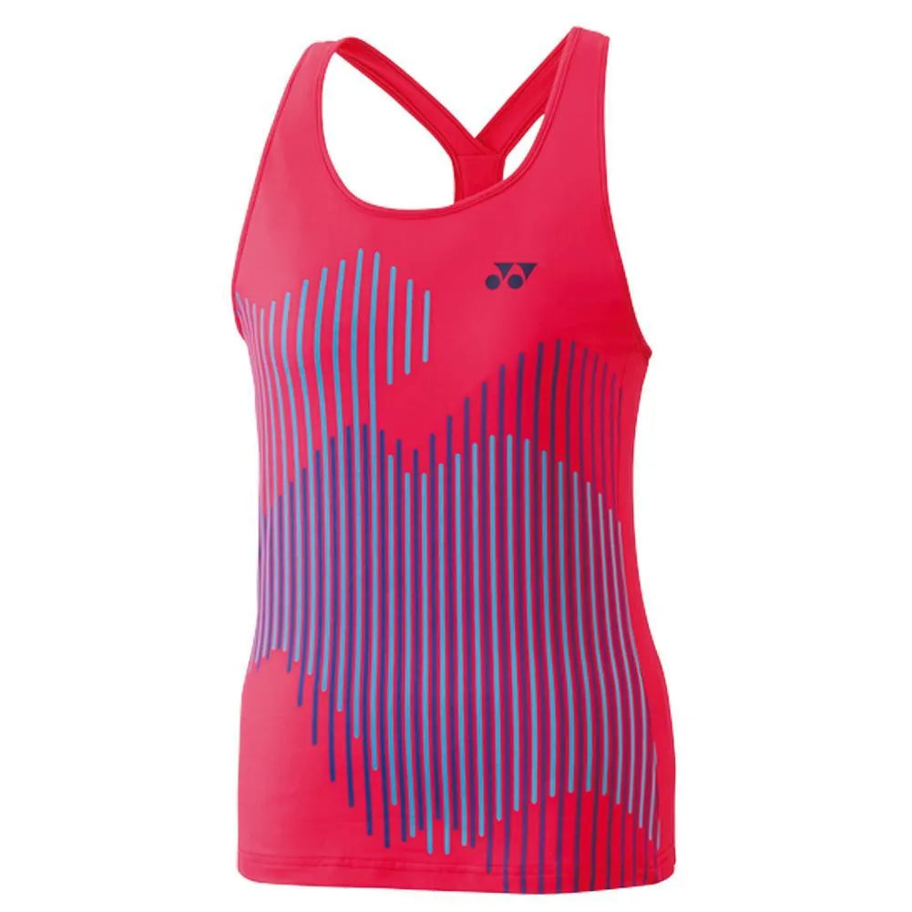 Women's Tournament Tennis Tank-Apparel-Yonex-113651-GERANIUM_PINK-L-Tennis Express