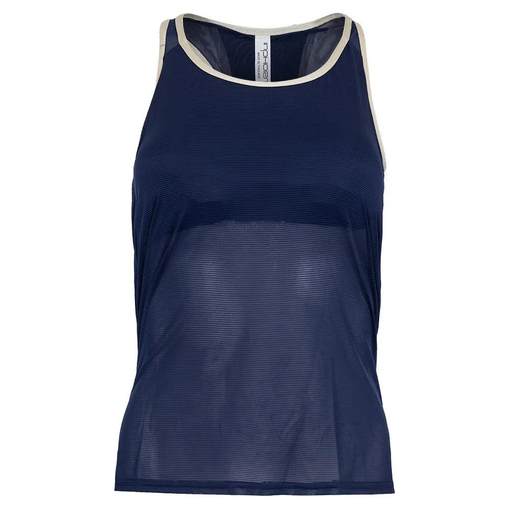 Women's Quinn Tennis Tank Ink and Silver Sand-Apparel-Inphorm-113934-DEFAULT-L-Tennis Express