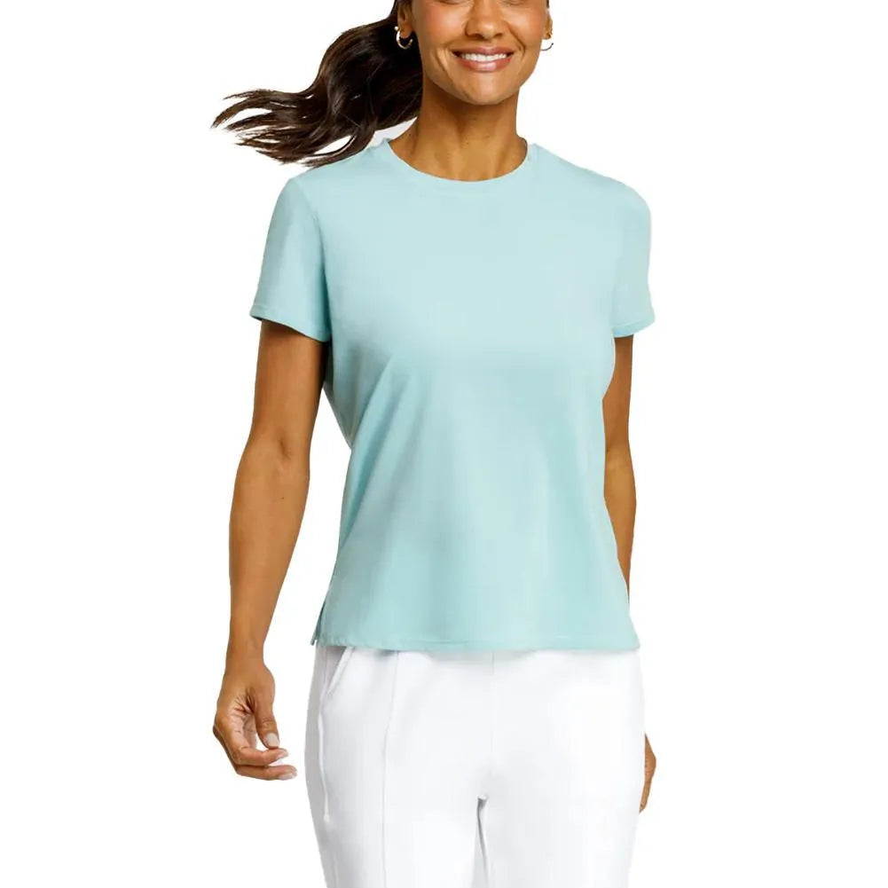 Women's Bijou Boxy Short Sleeve Pickleball Top Aquifer-Apparel-Spin-It-114225-DEFAULT-L-Tennis Express