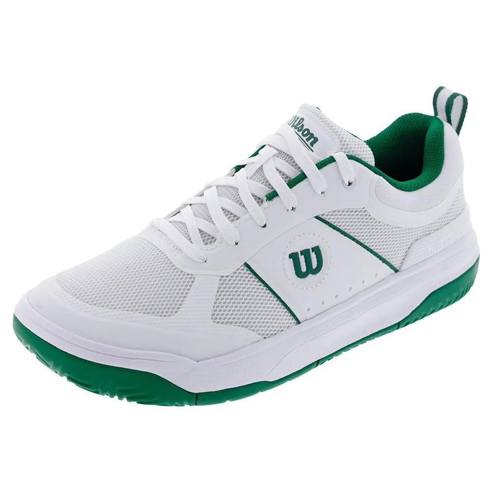 Men's Pickle Pro Pickleball Shoes White and Bosphorus-Footwear-Wilson-115322-DEFAULT-L_27bfda86-bded-4689-b769-0f77be64df9d-Tennis Express