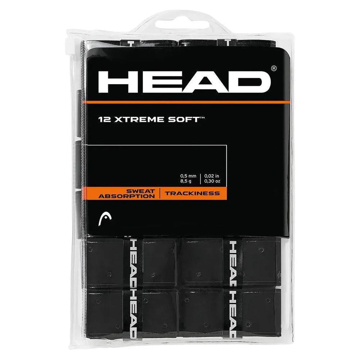 12 Xtreme Soft Tennis Overgrip Black - Kings Dr