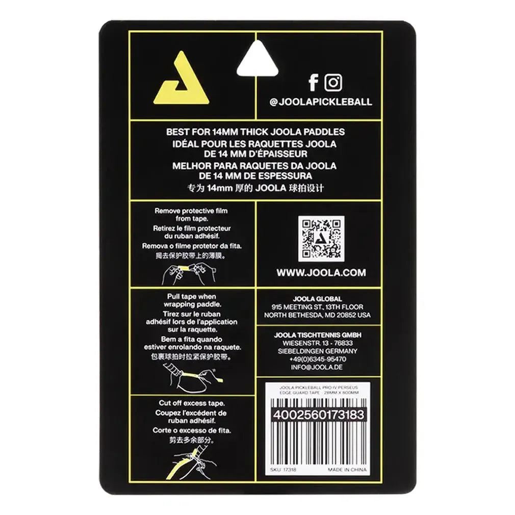 Pickleball Pro IV Scorpeus Edge Guard Tape 28mm x 800mm