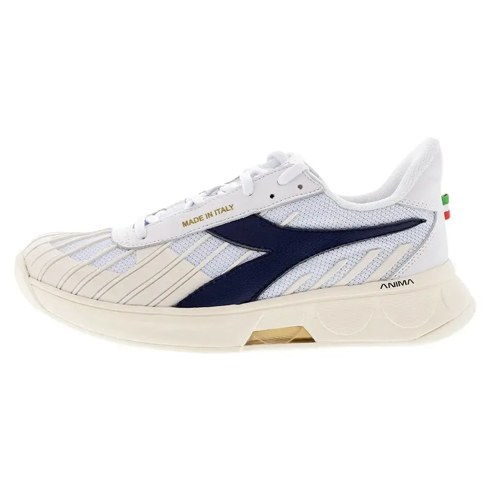 B. Elite Star Tennis Shoes White and Blue Corsair