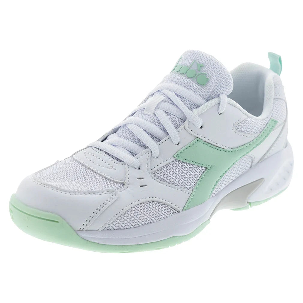 Juniors' S Challenge 6 SL Tennis Shoes White and Bay-Footwear-Diadora-182738-C027401copy-711342Tennis Express