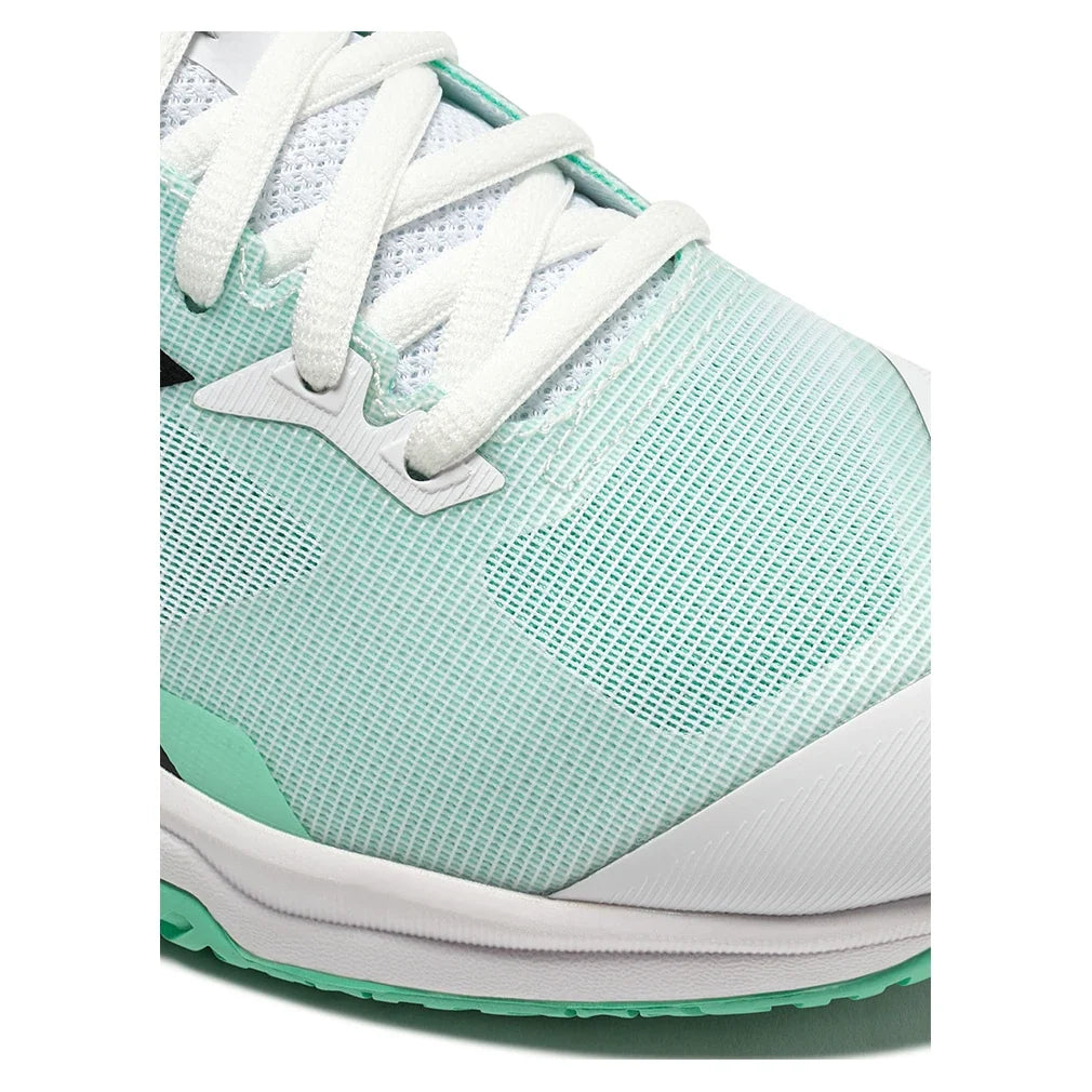 Women's Trofeo 4 AG Tennis Shoes White and Cabbage