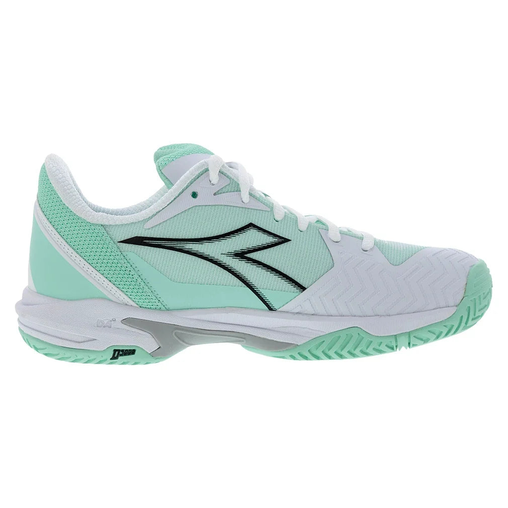 Women's Trofeo 4 AG Tennis Shoes White and Cabbage