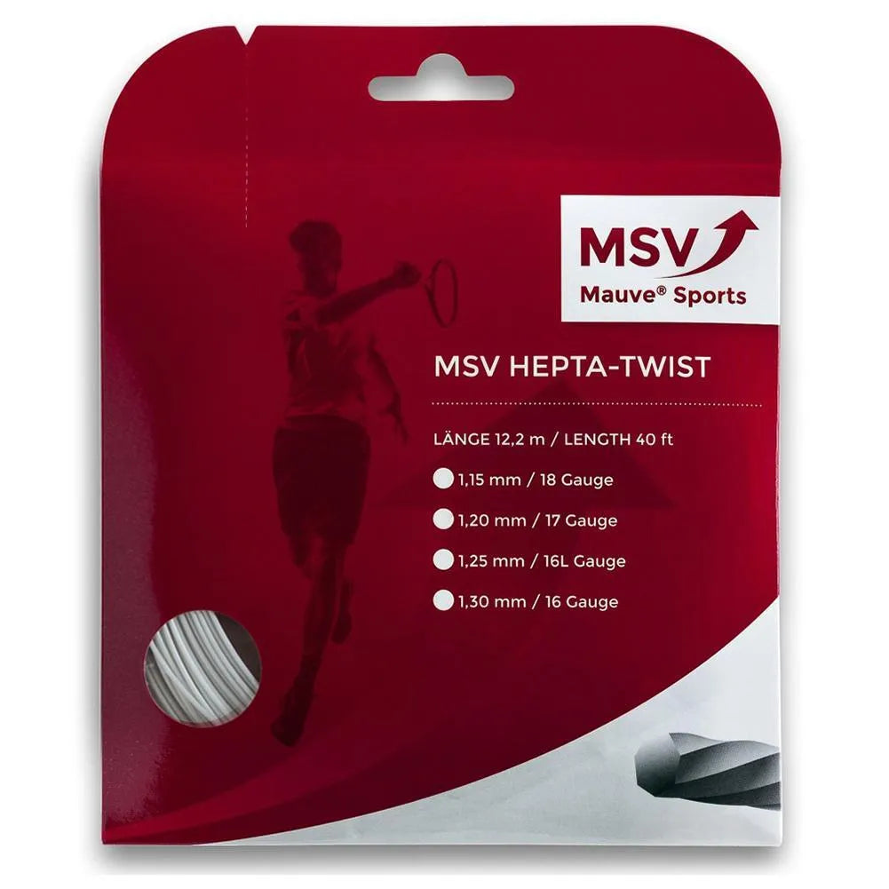 MSV Hepta Twist 125 White Tennis String-Strings-Mauve Sports-19016-DEFAULT-L-1-[Sku]-Tennis Express