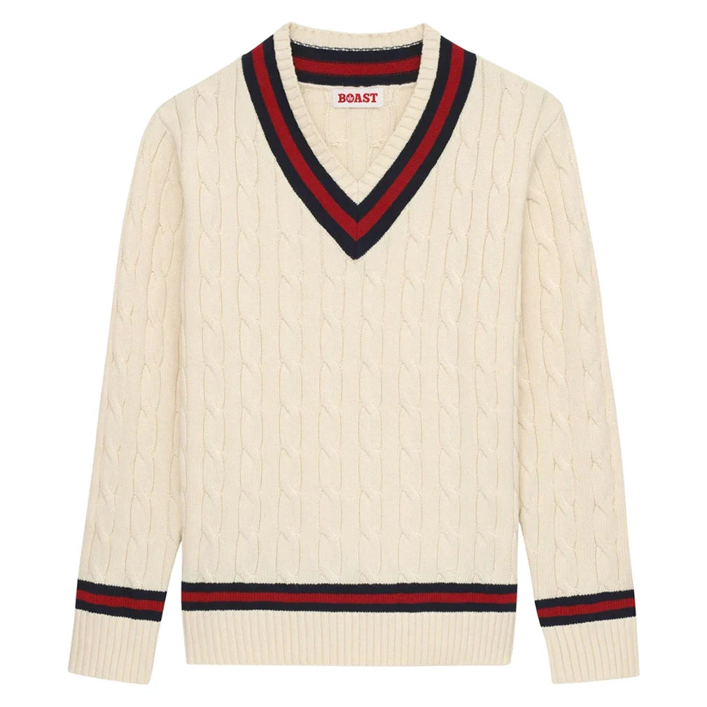Men's Cable Knit Tennis Sweater-Apparel-Boast-1K2300-709354Tennis Express