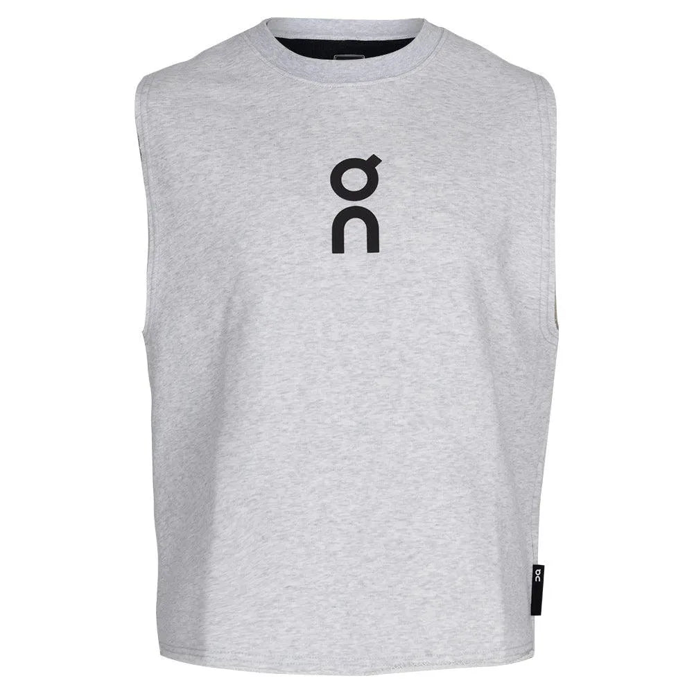 Men's Club Crop Tennis Crew-Apparel-On-1MF1089-S25-Gray_b995e973-2d68-44c9-9e46-8e4cc5ecdcd7-Tennis Express