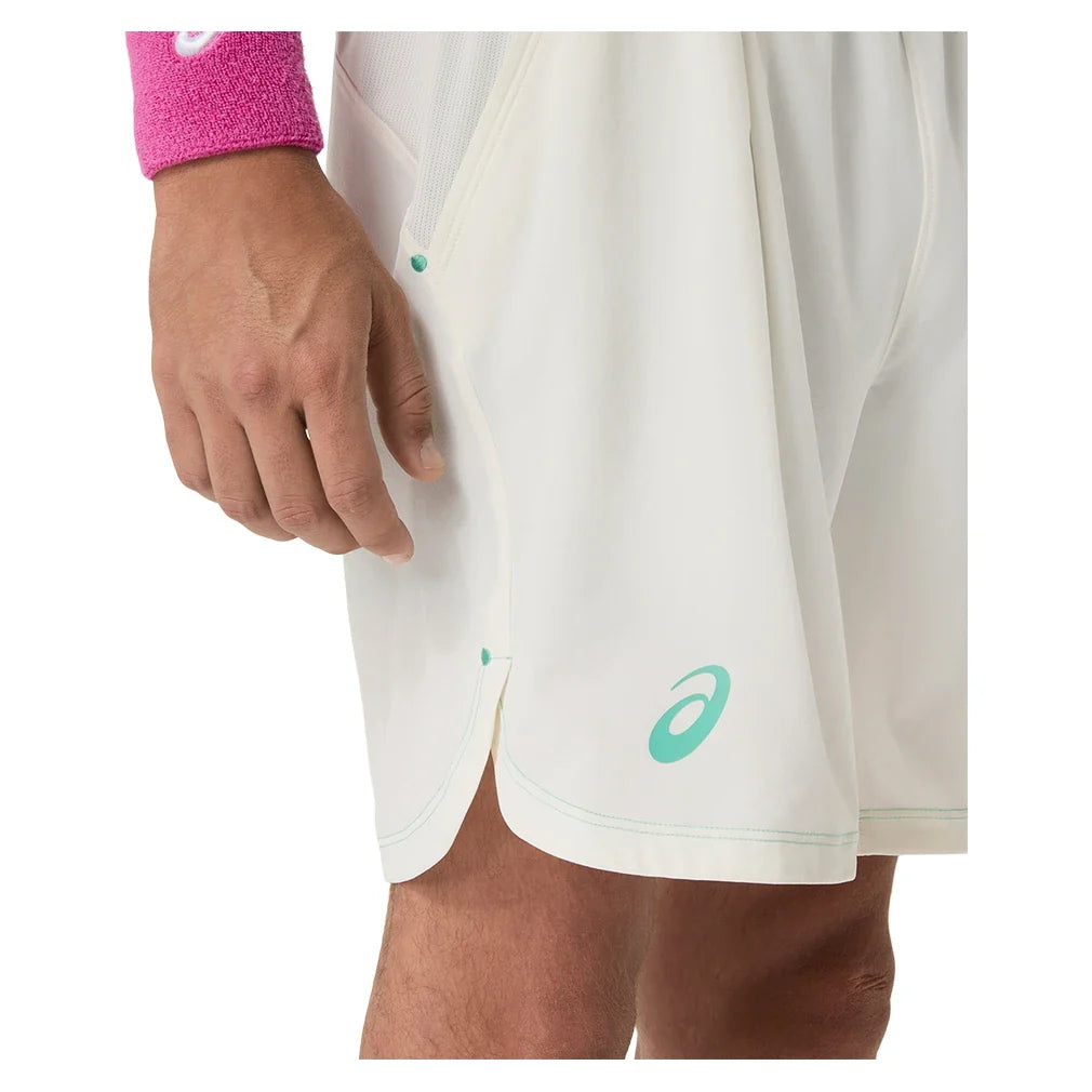 Men's Game 7 Inch Tennis Short Cream