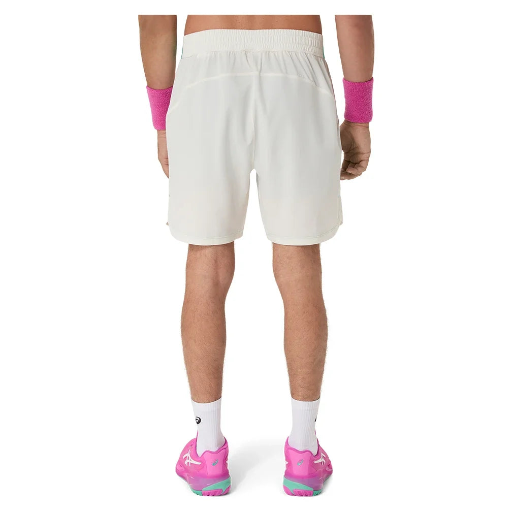 Men's Game 7 Inch Tennis Short Cream