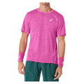 Men's Match Jacquard Short Sleeve Tennis Top Digital Sakura-Apparel-Asics-2041A391-700S26-675536Tennis Express
