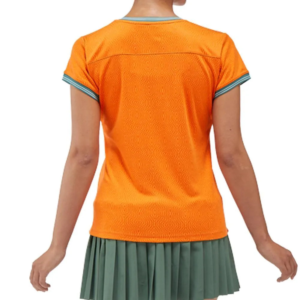 Womens Paris Crew Neck Tennis Top