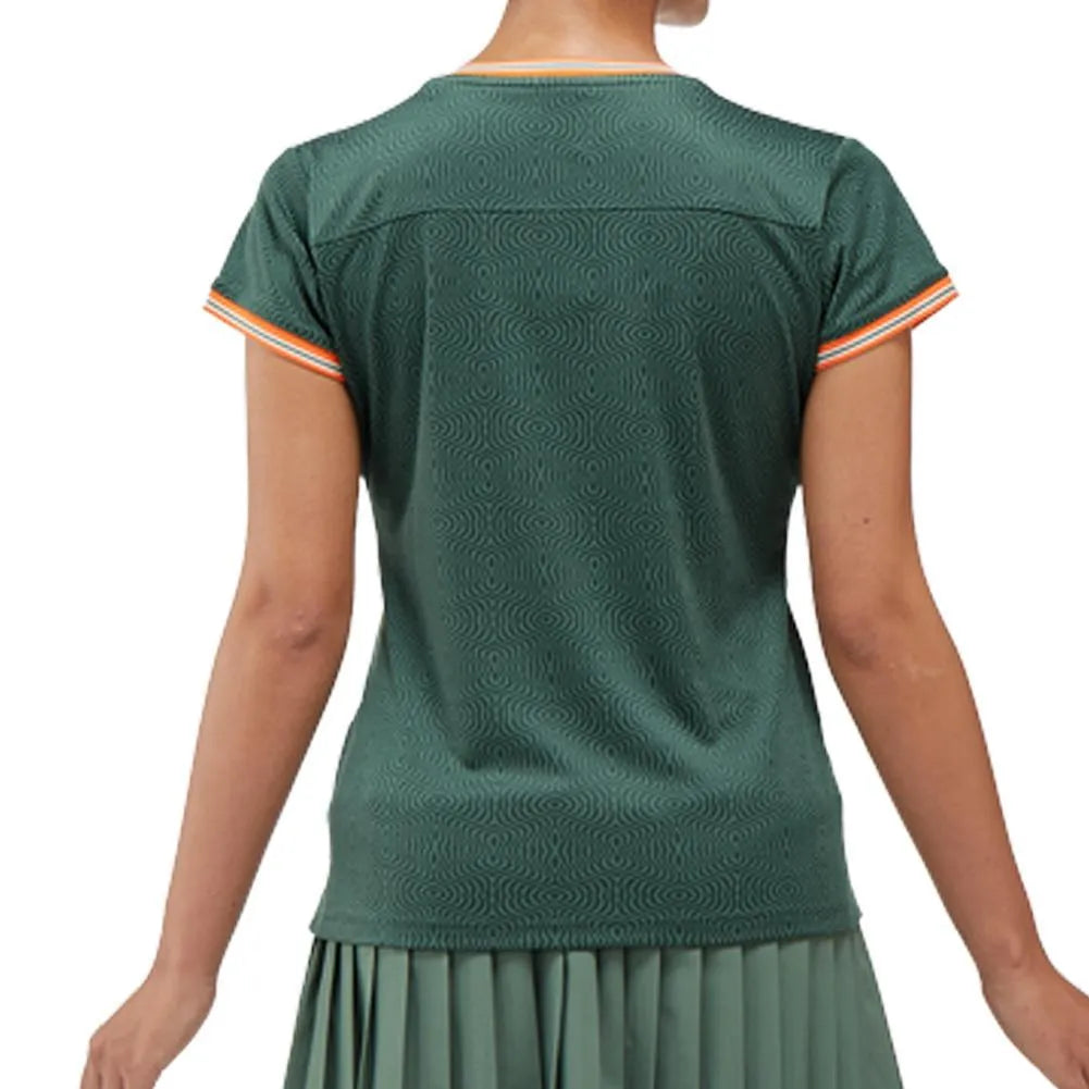 Womens Paris Crew Neck Tennis Top