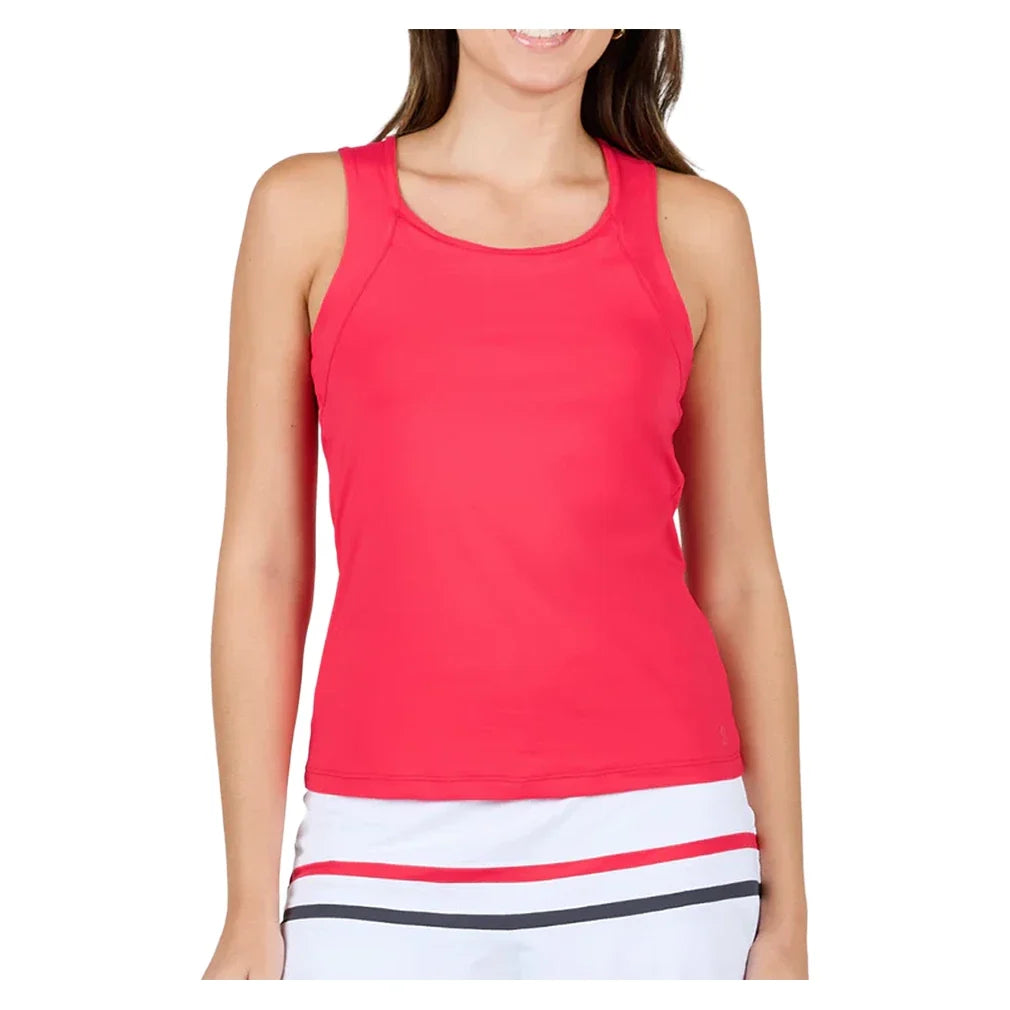 Women's Style Icons Racerback Tennis Tank Berry Red-Apparel-Sofibella-2288-BER-Tennis Express