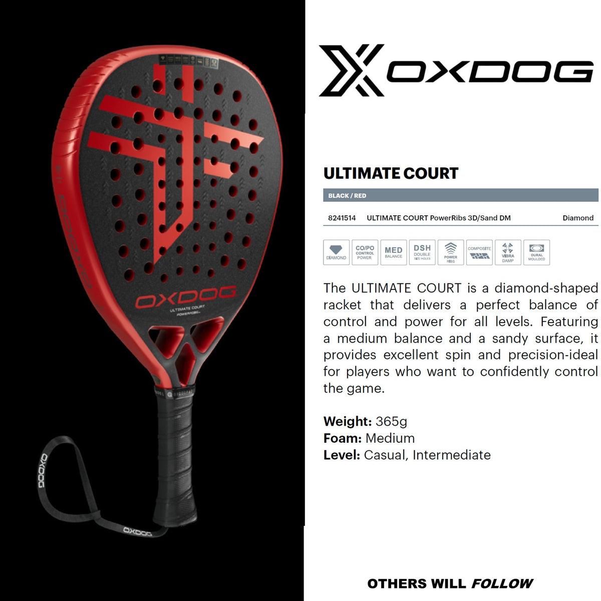 Oxdog Ultimate Court Padel Racket