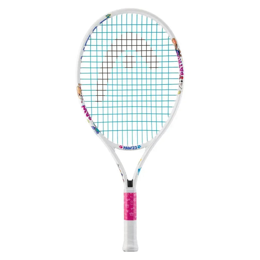 Paw 23 Radical Junior Prestrung Tennis Racquet White-Racquets-Head-232335-Tennis Express
