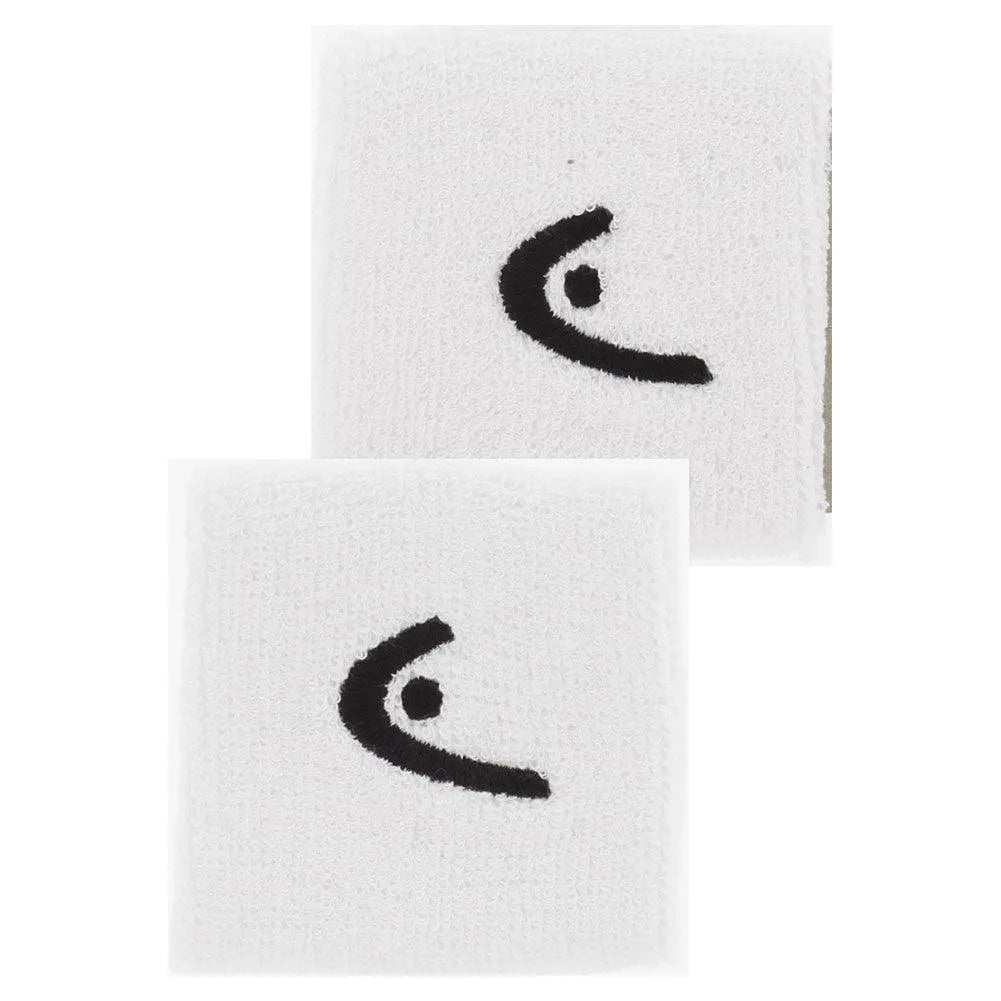 2.5 Inch Tennis Wristband 2 Pack White - Kings Dr