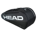 Tour Racquet Bag M 6 Pack Black and White