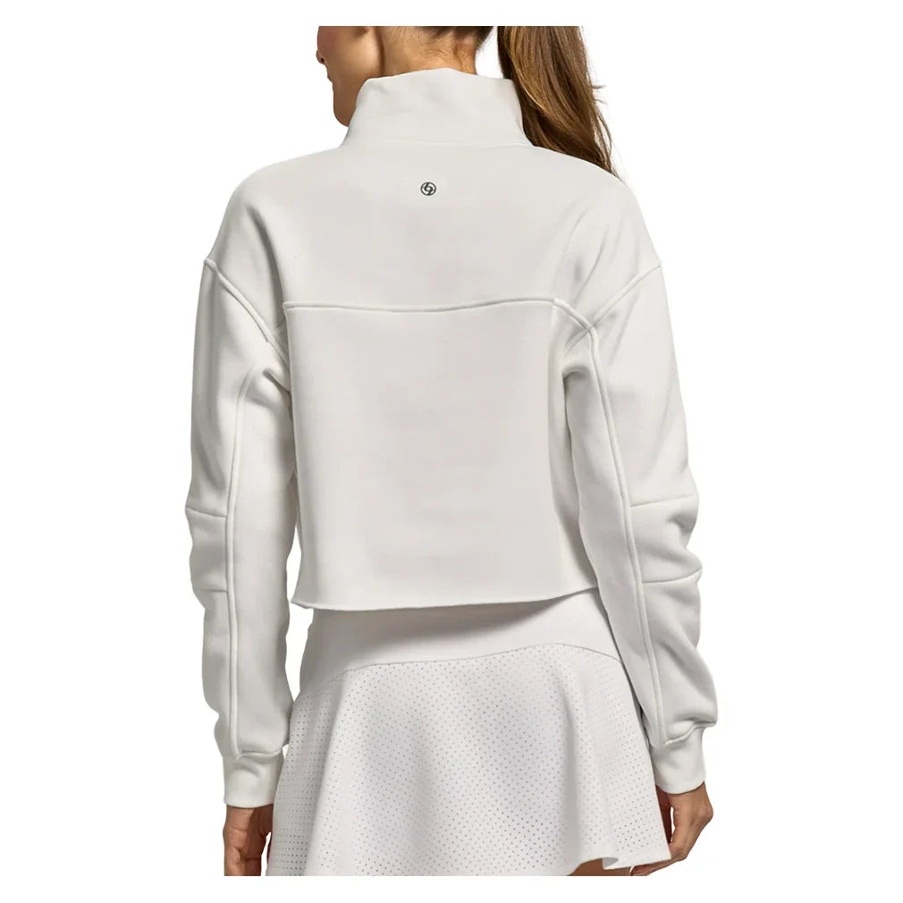 Women's Zip It Up Tennis Pullover White