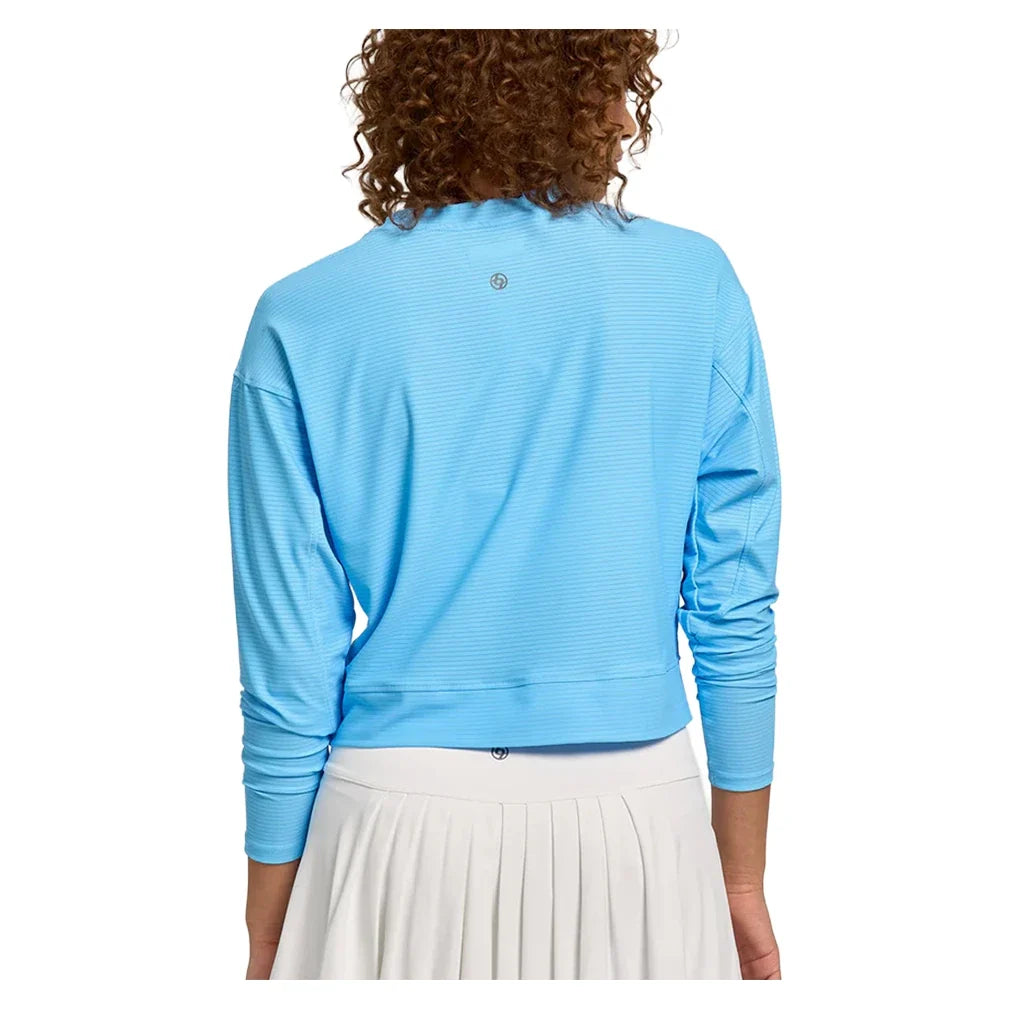 Women's Rally Tennis Top Blue Shores