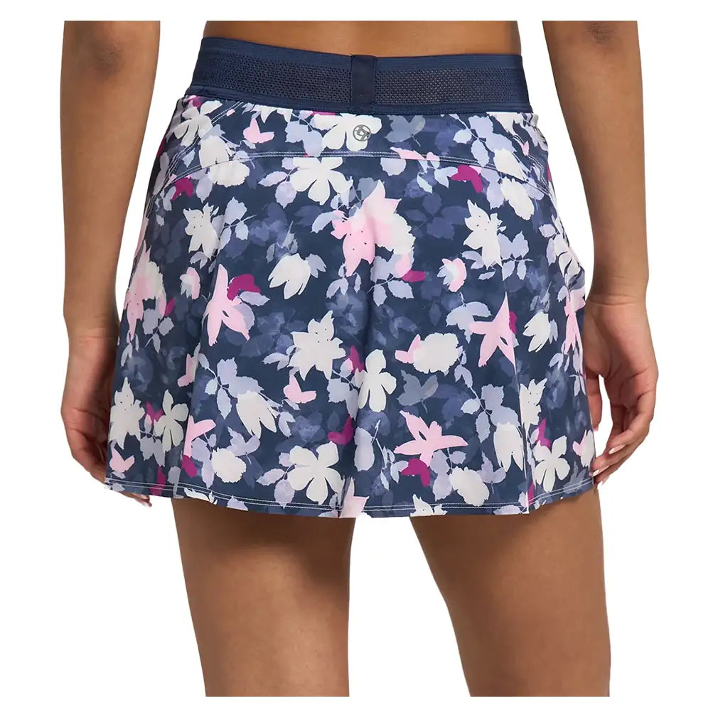 Women's 14 Inch Printed Strike Tennis Skort Bouquet