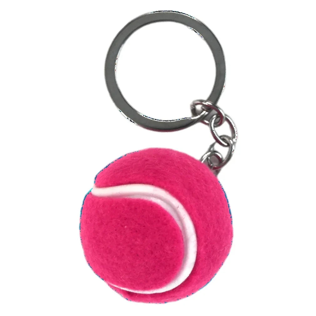 Tennis Ball Keychain Pink