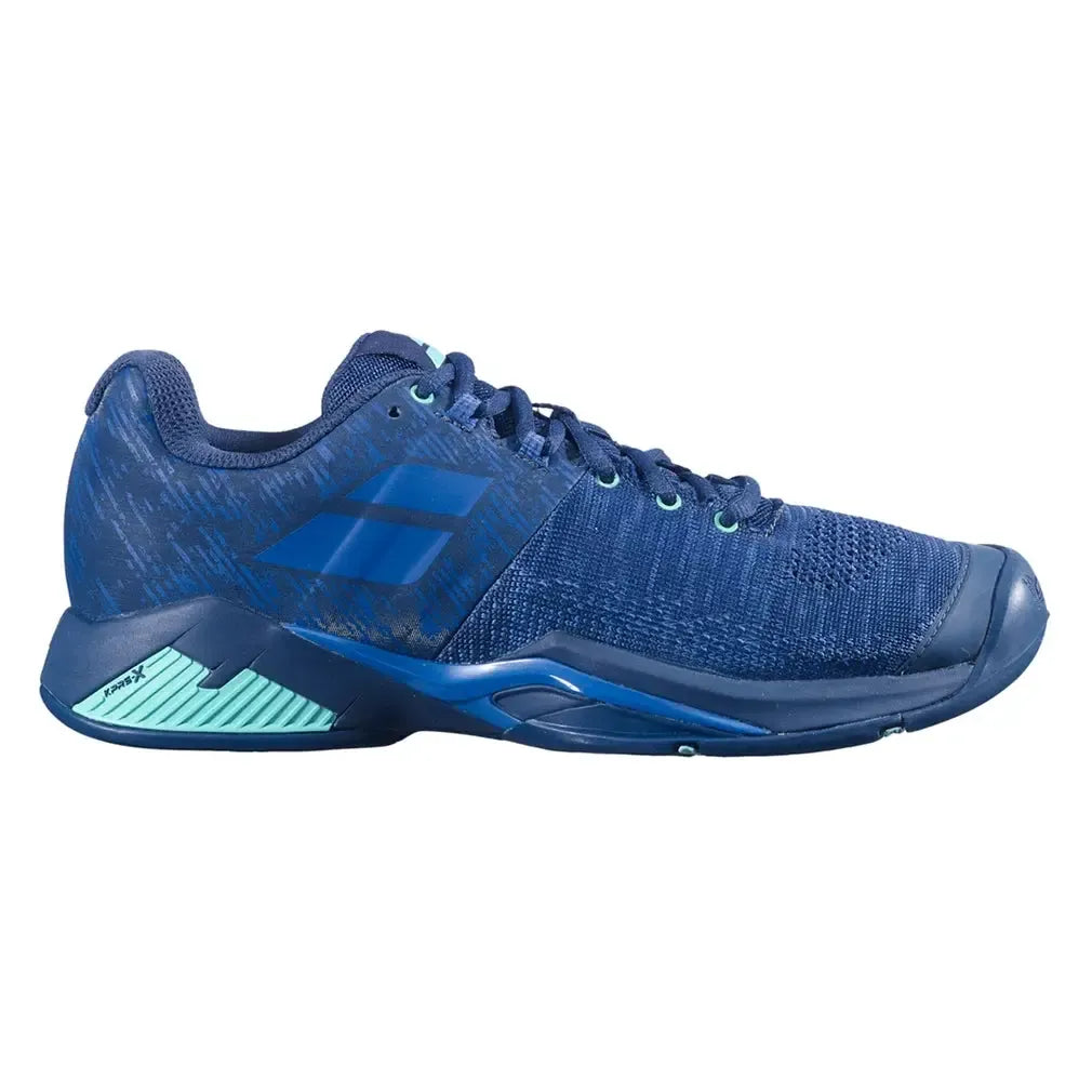 Men's Propulse Blast All Court Tennis Shoes Dark Blue Viridian-Footwear-Babolat-30F21442-4090B-Tennis Express
