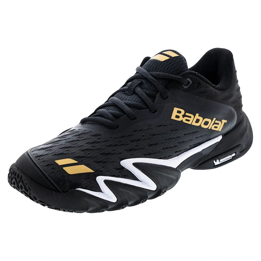 Men's Premura 3 Padel Shoes Black and Gold-Footwear-Babolat-3A0S26B752-2031copy-Tennis Express
