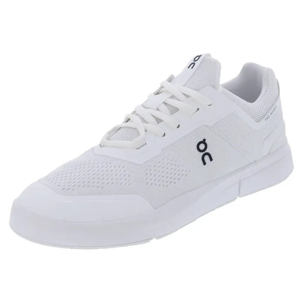 Men's THE ROGER Spin Shoes White and Black-Footwear-On-3MD11470462-U25copy-Tennis Express