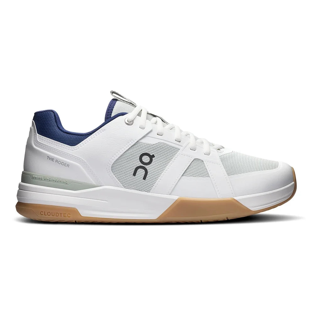 Men's THE ROGER Clubhouse Pro Tennis Shoes White and Iceberg