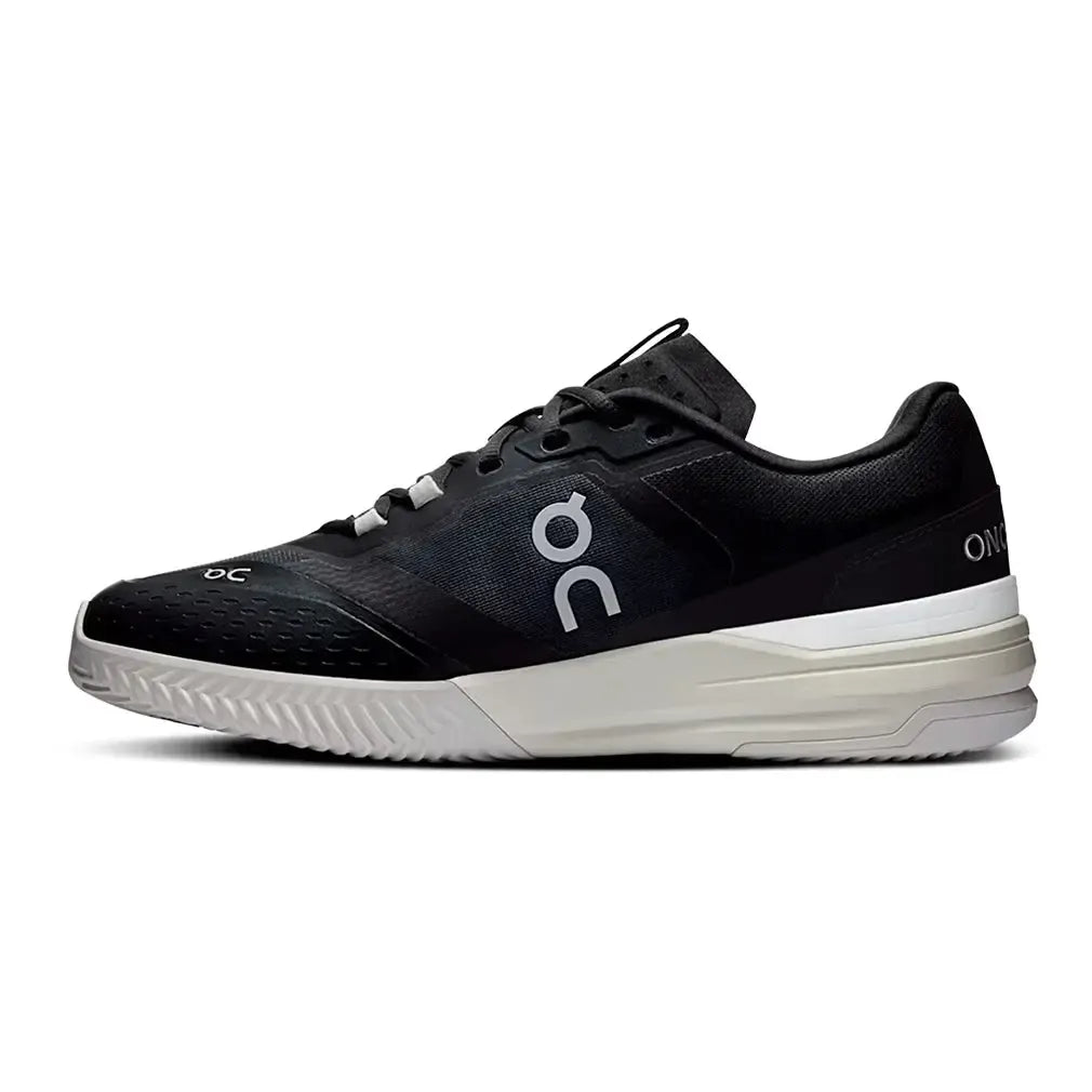 Men's THE ROGER Advantage Pro Clay Tennis Shoes Black and White