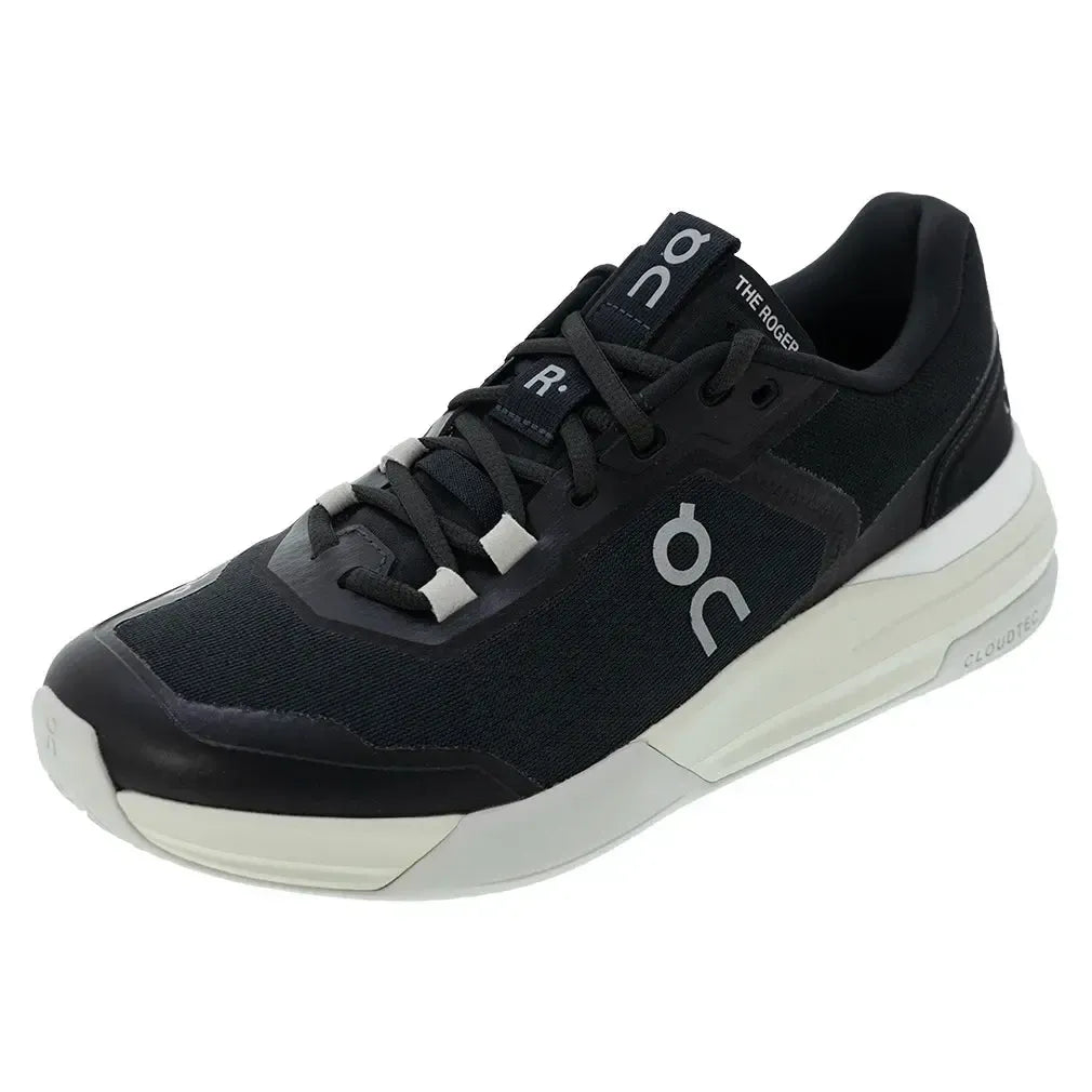 Men's THE ROGER Advantage Pro Clay Tennis Shoes Black and White-Footwear-On-3MF10970299-U25_139e3463-62db-434e-8e9d-e2902da49edd-Tennis Express