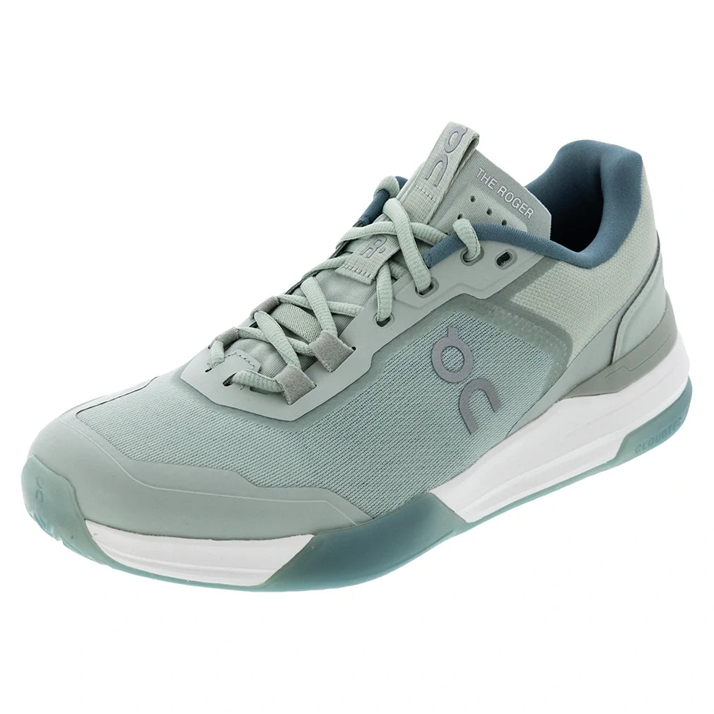 Men's THE ROGER ADV Pro Clay Tennis Shoes Mineral and Linen-Footwear-On-3MF10974470copy-Tennis Express